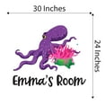 thumbnail image 4 of Children Active Cartoon Wall Decal Decoration Sea Life Octopus Cartoon Design for Kids Room Lasts Years and Easily Removable - Size: 30 In(W) x 24 In(H), 4 of 5