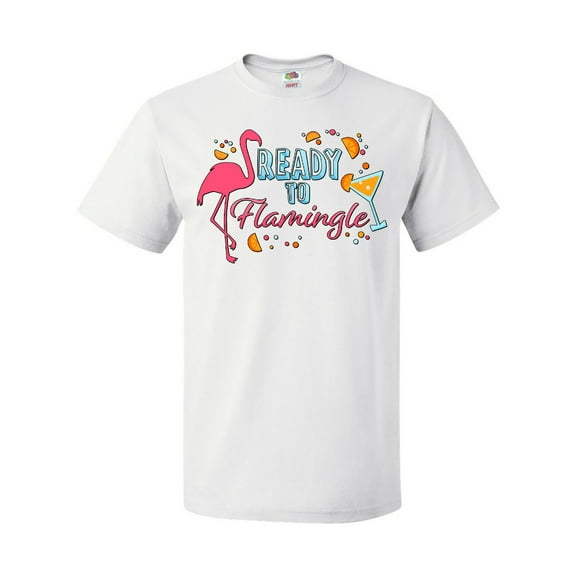 Inktastic Ready to Flamingle- Flamingo Party T-Shirt