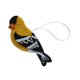 thumbnail image 2 of Adorno de pájaro de fieltro para fotos, colgante para árbol de Navidad amarillo negro, 2 of 9