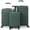 Green, variant on Zimtown Luggage Set 3 Piece Hardside Suitcase Set Lightweight Suitcase with Spinner Wheels, 20/24/28 Inch Luggage for Men Women, Orange