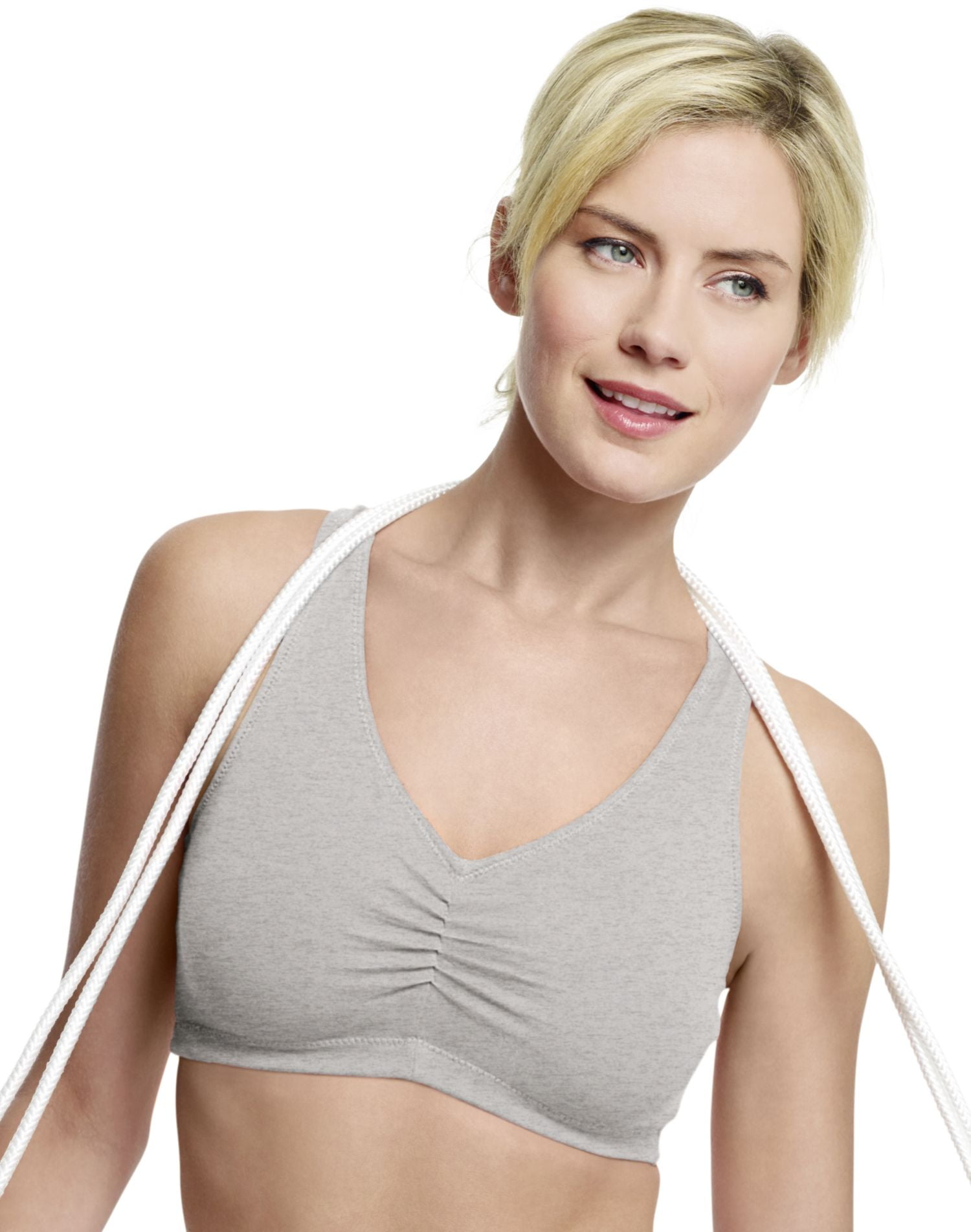 hanes cotton sports bra