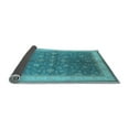 thumbnail image 2 of Ahgly Company Indoor Square Oriental Light Blue Traditional Area Rugs, 5' Square, 2 of 4
