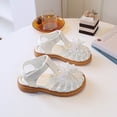 thumbnail image 6 of KPOPLK Girls Sport Water Sandals Kids Summer Outdoor Beach Open-Toe Athletic Shoes for Toddler/Little/Big Kids Size 13,White, 6 of 6