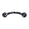 thumbnail image 1 of DOLOTTA 1Pc Surgical Steel Curved Barbell Eyebrow Rings Helix Tragus Lip Belly Button Piercing Rook Daith Earrings for Women Men, 1 of 5