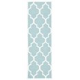 thumbnail image 3 of Safavieh Dhurries Light Blue Contemporary Rug - Runner 2'6" x 12', 3 of 4