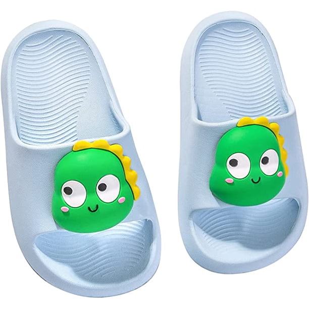 Sandalias de tobogán de agua para niños y niñas pequeños, zapatos de agua antideslizantes para la playa de verano, zapatillas de piscina para ducha para niños Blue150 JAMW Sencillez