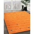 thumbnail image 3 of Ahgly Company Machine Washable Indoor Rectangle Contemporary Dark Orange Area Rugs, 2' x 4', 3 of 7