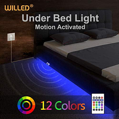 Details about   Under Bed Color Changing LED Light Strip Motion Activated Sensor RF Remote Contr 