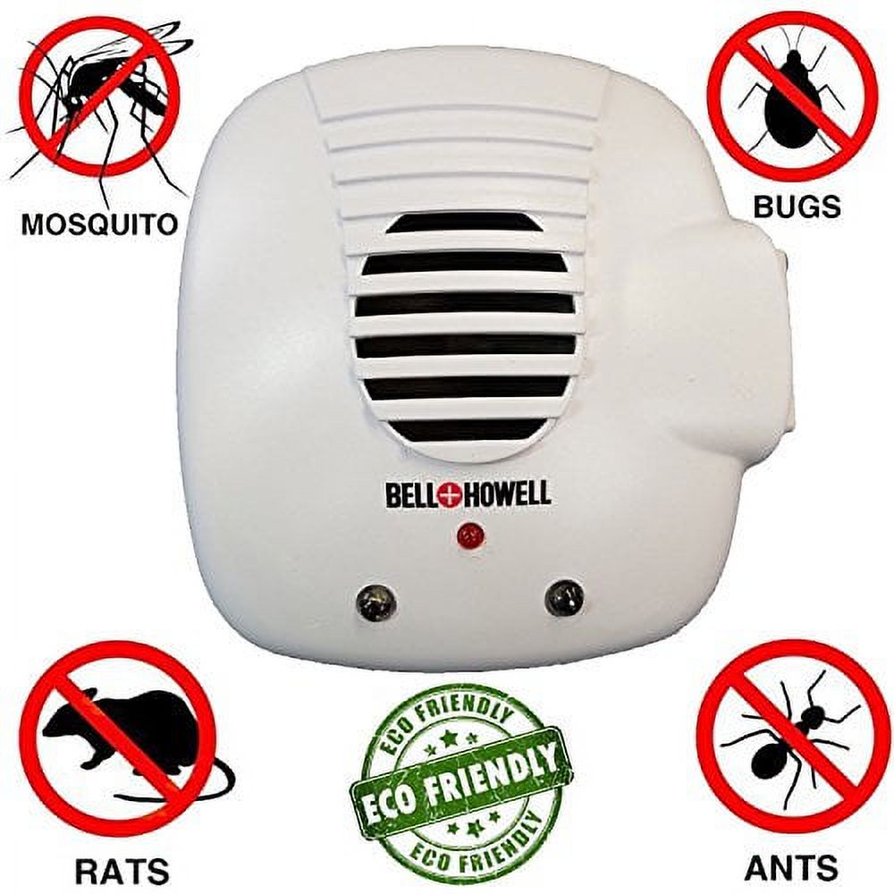 Bell and Howell Ultrasonic Pest Repellers with Extra Outlet - 3 Pack