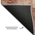 thumbnail image 5 of Addison Rugs Mayfield Premium Machine Washable Transitional Geometric Paprika Rectangle Rug, 10' x 14', 5 of 6