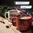 thumbnail image 4 of Juego de 3 Tazas de Café y Té de Cerámica 400 ml Diseño Original Chefmaker Mexamug para Fiestas Patrias, 4 of 9