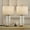 Gold, variant on Maxax Glass Table Lamps Set of 2, 3-Way Dimmable 23.75" Nightstand Lamp with Oatmeal Fabric Shade for Living Room Bedroom