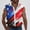 Multicolor, variant on 4th of July Patriotic Shirt Mens Sleeveless Button Down Hawaiian Shirt USA Flag Tank Tops Summer Beach Shirt wih Pockets, S-3XL