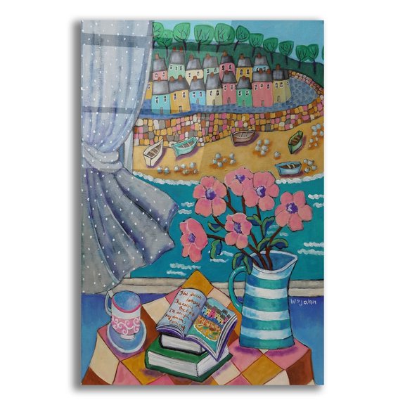 Epic Art 'An Artist View of Cornwall' by Holly Wojhan, Acrylic Glass Wall Art, 12"x16"