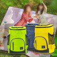 thumbnail image 5 of 33L Picnic Keeping Fresh Refrigerator Box Delivery Carrier Thermal Food Bag Cooler Bag Shoulder Bag Insulation Backpack GREEN 33L, 5 of 8