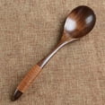 thumbnail image 2 of kjfeif 1PC Wooden Ladle Spoon Set, for Cooking Spoons Lot Wooden Spoon Bamboo Kitchen Cooking Utensil Tool Soup Teaspoon Catering for Cooking Stirring Serving, 2 of 3