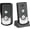 Black, variant on Doorbell Intercoms System for Home, 2 Way Room to Room Door Intercom Wireless with Long-Lasting Rechargeable System, Communication Devices for House Office Classroom with FCC/CE Certified