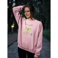 thumbnail image 2 of Happy Donuts Ii Sweatshirt Women -June Erica Vess Designs, Female Large, 2 of 4
