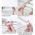 thumbnail image 5 of Expandable Shelves Wardrobe Organiser Closet Storage Cupboard Shelf for Kitchen, White Airing Cupboard Shelves Adjustable Storage Rack, Under Sink Org, 5 of 5