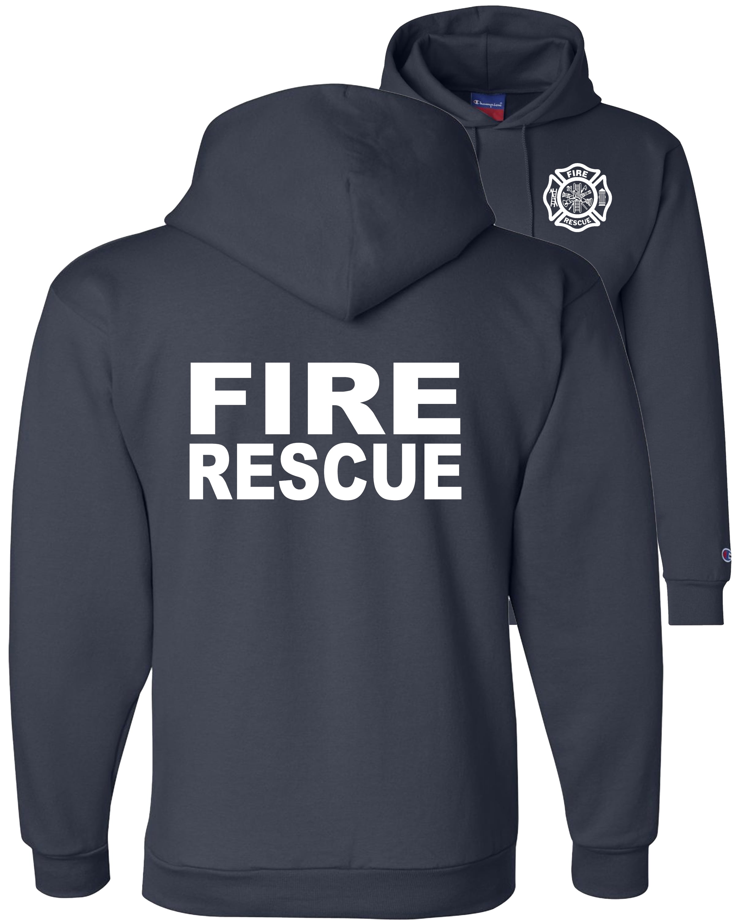 blue fire sweatshirt