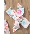 thumbnail image 4 of Dewadbow Newborn Toddler Baby Girls Tops Romper Bodysuit Headband Outfits, 4 of 6