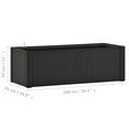 thumbnail image 2 of vidaXL Garden Raised Bed with Self Watering System Anthracite 39.4"x16.9"x13", 2 of 6