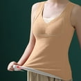 thumbnail image 7 of Mepaouo Womens Thermal Tank Top Fleece Lined Sleeveless Shirts Tops Camisole Warm Base Layer(Beige,XL), 7 of 7