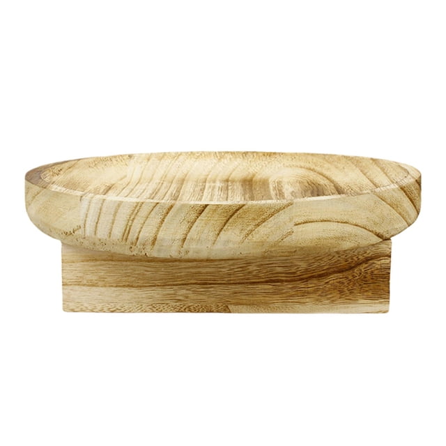 Maceta de jardín de madera maciza, independiente, gruesa, ecológica, vintage. 25cm