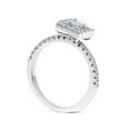 thumbnail image 3 of Womens 1/2ct Princess Cut Diamond Engagement Ring 14K White Gold, 3 of 3