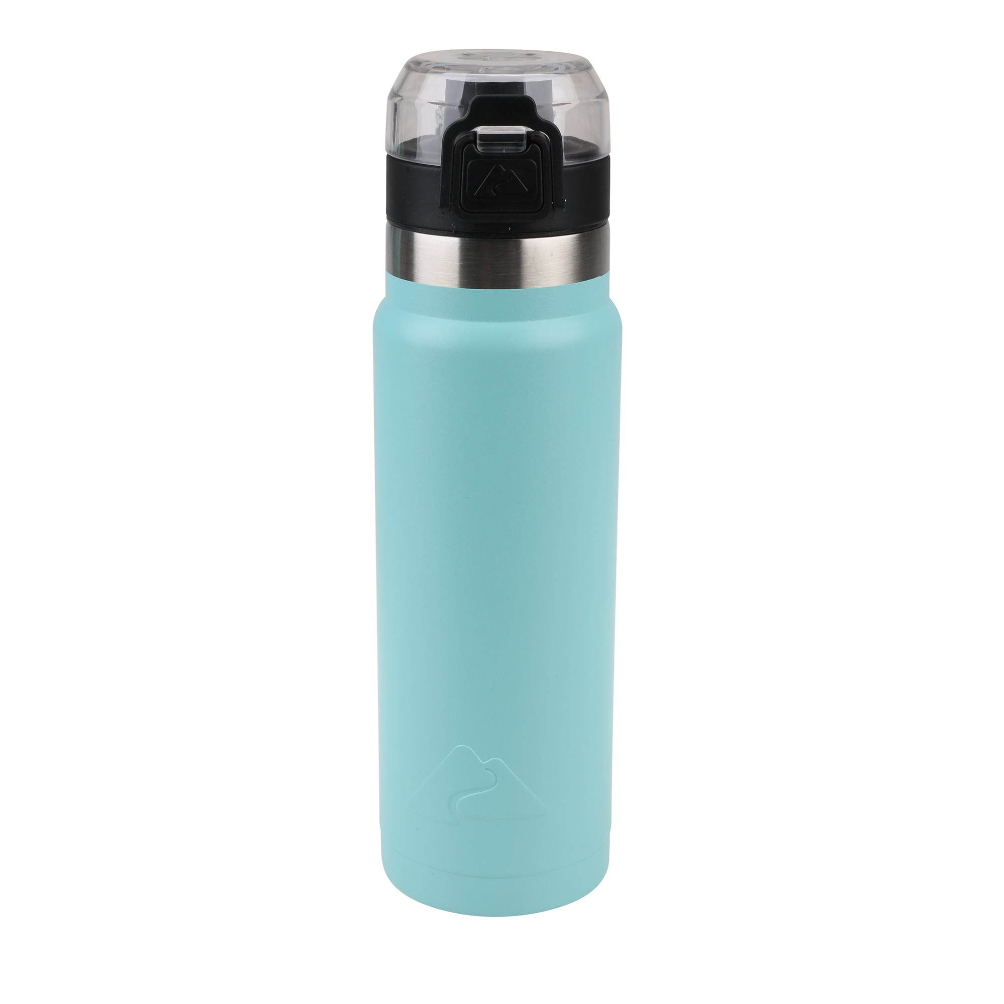 bubba Trailblazer Insulated Stainless Steel Water Bottle with Straw Lidin  Teal, 40 oz., Rubberized 
