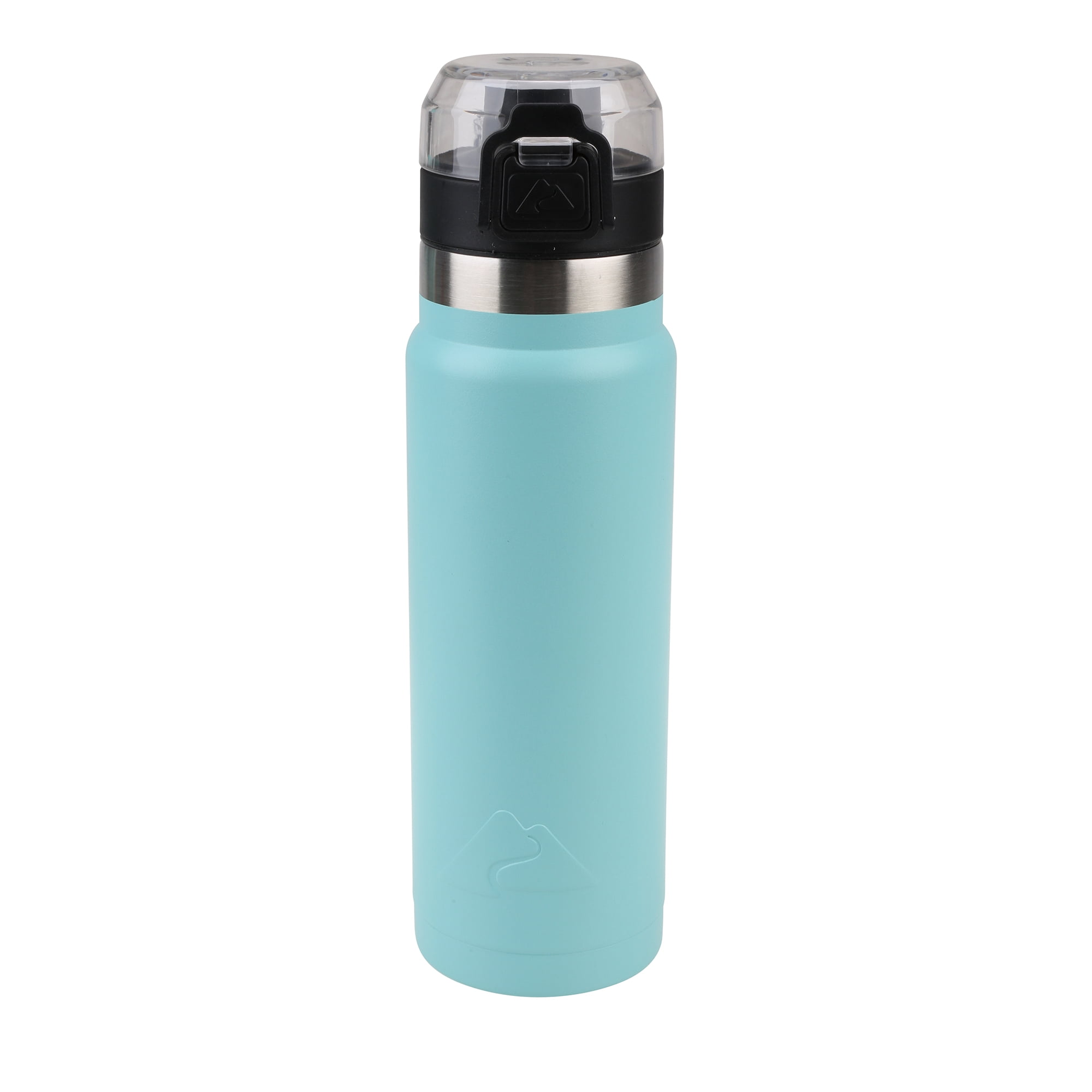 Ozark Trail 24 oz Stainless Steel Insulated Loop Carry Water Bottle, Teal