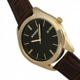 thumbnail image 3 of Louis Leather-Band Watch W/Date - Gold/Brown/Black, 3 of 3