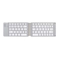 thumbnail image 3 of Teclado Bluetooth plegable Mini reemplazo de teclado inalámbrico para reemplazo de IOS para teléfono con tableta Android PC, gris plateado Inevent EL001653-02B, 3 of 7