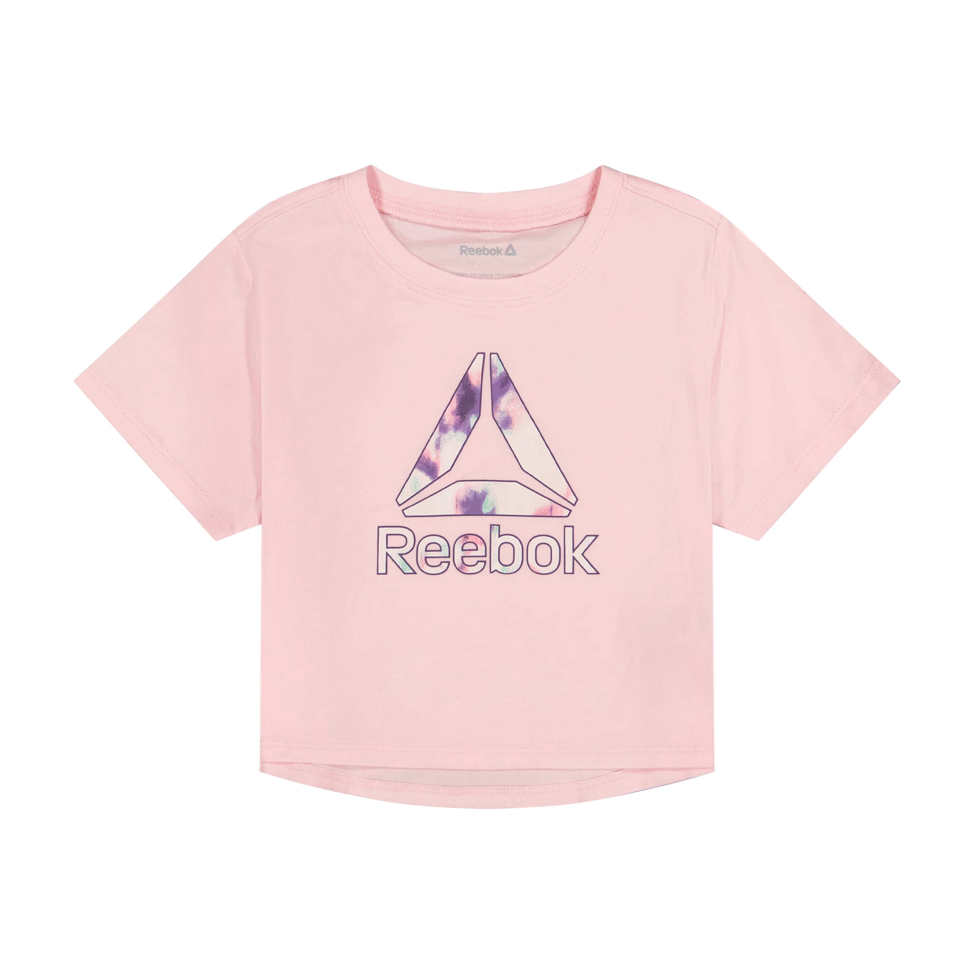 Reebok Toddler Girls Tee & Short Set, Sizes 12M-5T