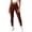 Brown, variant on QIbmong Legging for Women High Waist Stretchy Yoga Pants Seamless Butt Lift Casual Gymwear Tight Trousers(XL,White)