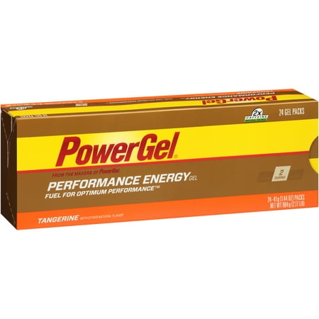 PowerGel ® Tangerine Performance Energy Gel 24 à 1,44 onces. Packs
