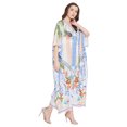 thumbnail image 3 of Oussum Women Plus Size Kaftan Maxi Dress Kimono Sleeve Caftan Evening Gown Digital Printed Party wear Casual Dresses Online, 3 of 8
