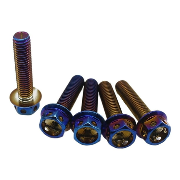 5 tornillos de rueda M8 para Vespa, accesorios de alto rendimiento. Azul