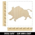 thumbnail image 2 of Wild Boar Pig Swine with Tusks Wood Shape Unfinished Piece Cutout Craft DIY Projects - 6.25 Inch Size - 1/4 Inch Thick, 2 of 7