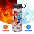thumbnail image 6 of Daiia Dachshund Dog Puppy Printed 18oz Sports Insulated Kettle With Straw Water Bottle For Running Hiking Cycling Climbing Mens Woman'S Sports Water Bottle, 6 of 8