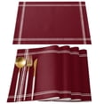 thumbnail image 3 of Solid Color Wine Red Table Runner Home Wedding Decor Table Flag Mat Table Centerpieces Decoration Party Dining Long Tablecloth, 3 of 6