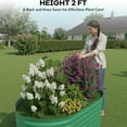 thumbnail image 4 of WildBreak Raised Garden Bed 4 x 2 x 2 feet, Galvanized Raised Plant Box, Green, 4 of 8