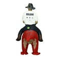 thumbnail image 3 of Halloween Inflatable Costume Ride on Dinosaur Outfit Blow Up T Rex for Adults Halloween Party, 3 of 5