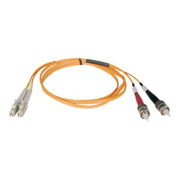 Eaton Tripp Lite Series 125 Multimode LC multi-mode Duplex 62.5/ (M) 62,5 Fiber Patch Cable (LC/ST), 2M (6 Ft.) - Câble de Raccordement - ST Multi-Mo à (M) - 2 M - Fibre Optique - Duplex - / 125 Microns