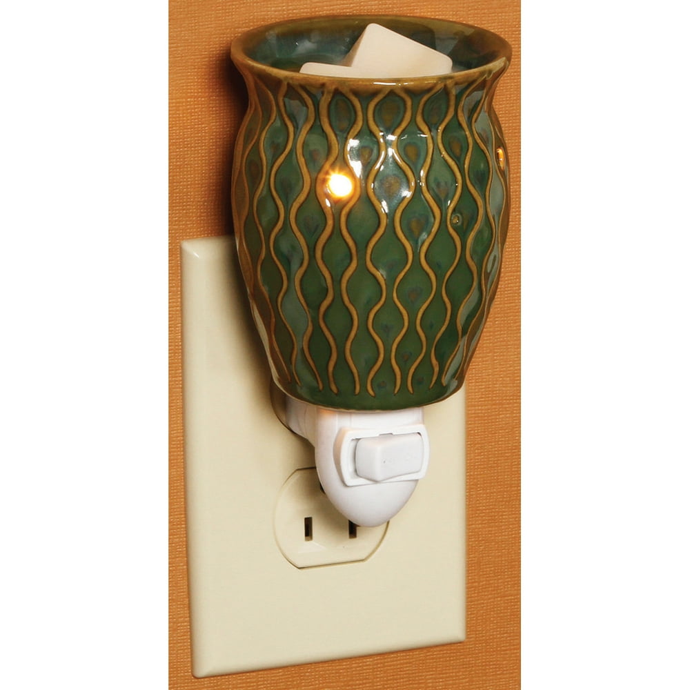 Ceramic PlugIn Wax MelterGreen