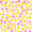 White Stars Pattern, variant on FORMRS 1-Subject Spiral Notebook 8" x 5" College Ruled 60 Refillable Sheet A5 Hard Cover, Light Pink Stars