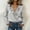 Silver, variant on pstuiky Short Sleeve T Shirts for Women Trendy V-Neck Solid Color Women'S Clothing Formal Loose Fit Pleated Athletic Shirts Workout Tops for Women
