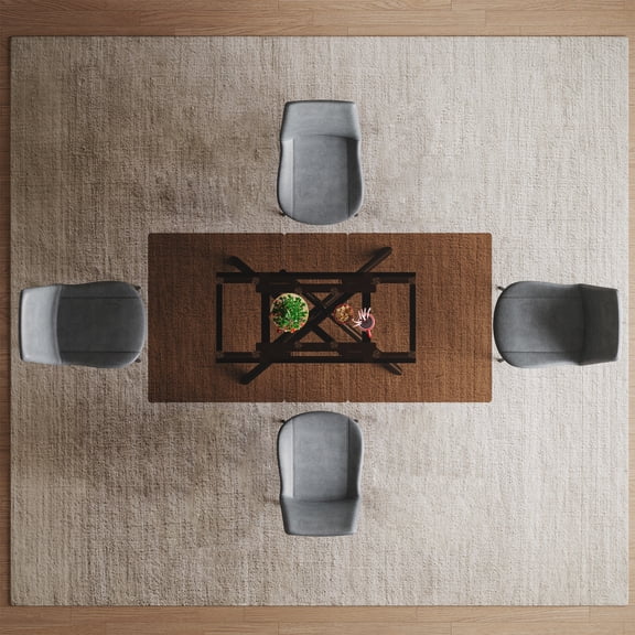 TimberFlare 59″ Expandable Dining Table Set with 4 Gray Ergonomic Chairs — Modern 5-Piece Dining Set with Black Sandblasted Glass Top & X-Base for 4–8 Seaters, Kitchen & Apartment