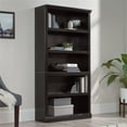 thumbnail image 2 of Pemberly Row Traditional Engineered Wood 5-Shelves Bookcase in Estate Black, 2 of 8