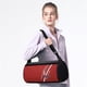 thumbnail image 1 of Bolsa de viaje para hombre y mujer | Bolsa deportiva mediana impermeable para fitness | Bolsa de mano ligera para entrenamiento | Bolsa de gimnasio para exteriores | Opciones en gris, azul y rojo |, 1 of 8